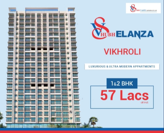 New 1 BHK Flat in Vikhroli, Mumbai 57 Lakhs onwards All Inclusive all / No Brokerage